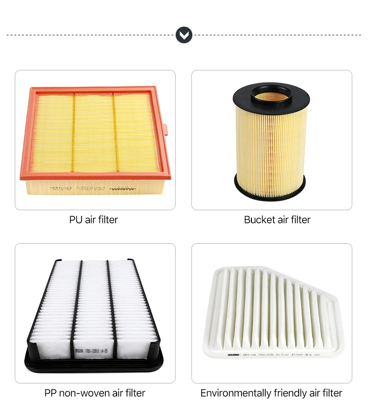MASUMA MFA-296 Manufacturer Hot Sell Automotive Air Filter Car Air Filter 1780100V030 17801038011 For Toyota for LEXUS