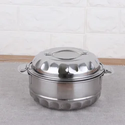 Hot sale  Stainless Steel cookware sets Insulated Casserole Africa Hot Pot 3pcs set / 4pcs set fresh pot  for Food Serving