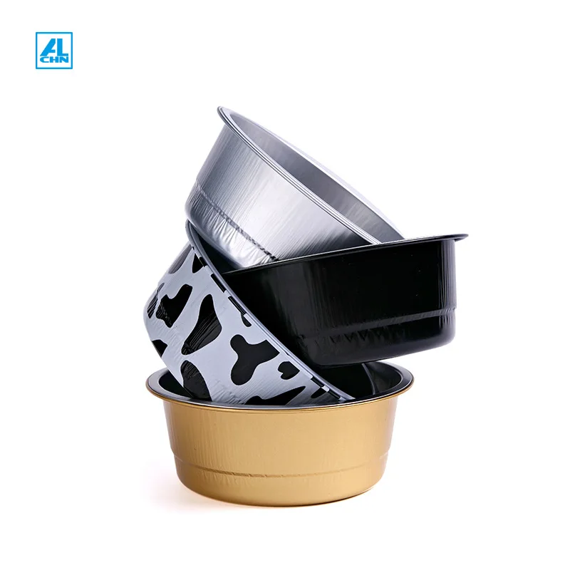 450ML/15OZ Round  eco friendly cups oven used aluminum bread trays