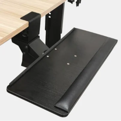 
cheap price home office laptop computer desk ergonomics height adjustable swivel keyboard tray 