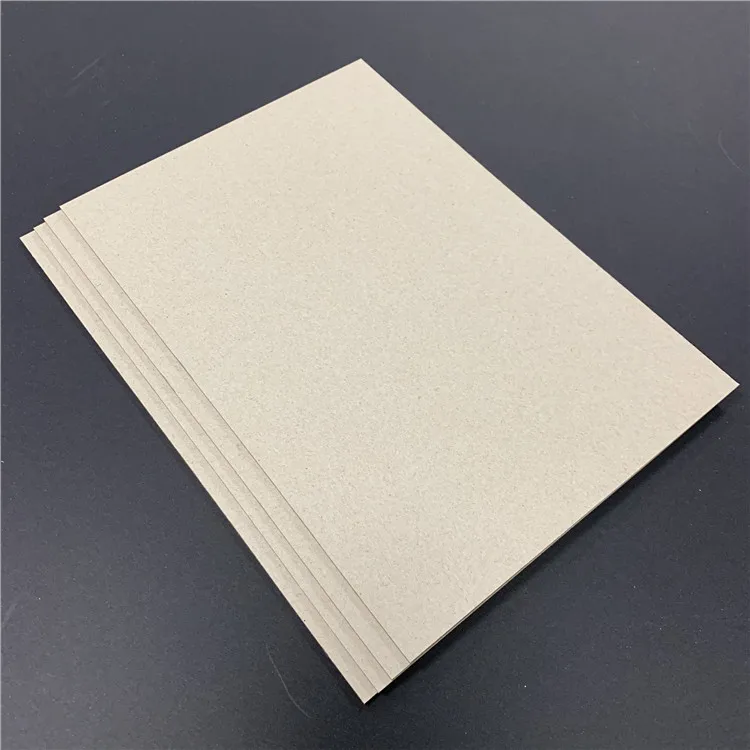 Обратная сторона чипа, ламинированная серая плита, древесная масса, офсетная печать, дуплексная плита, химически Механическая целлюлоза, переработанная, без покрытия, анти-изгиб