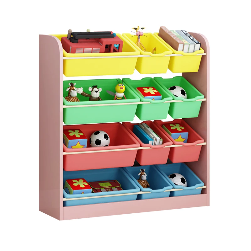 
Wood Material kindergarten furniture children toy storage 
