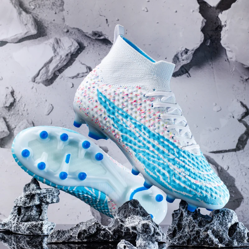 Wholesale Football Boots For Men New High Ankle Cut Soccer Cleats Custom Soccer Boots Men