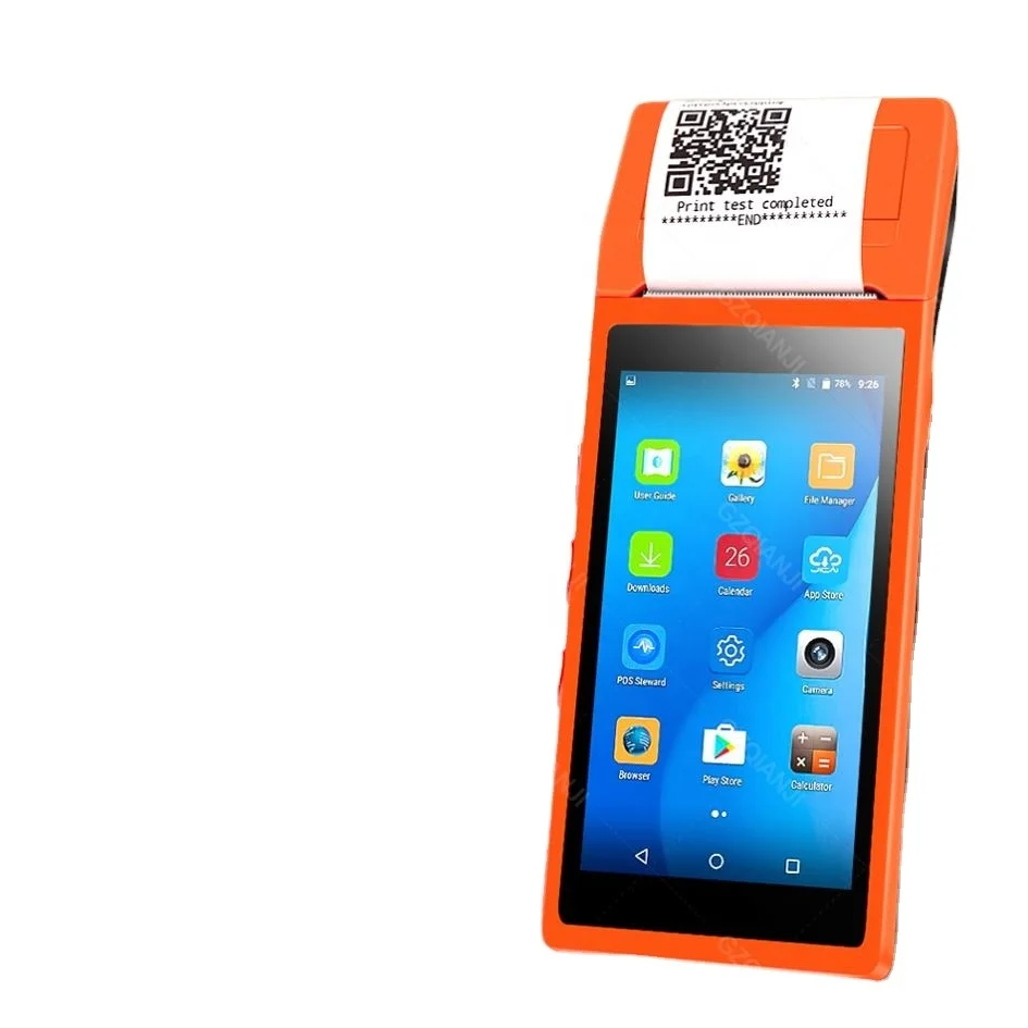 Оптовая продажа двойной емкостный сенсорный 5 дюймовый POS-терминал Счетная машина кассовый аппарат для окон КПК ресторана