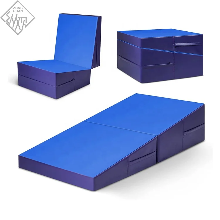 ZG High Density EVA Foam Gymnastic Mat Tumbling Cheese Wedge Mat for Gymnastic