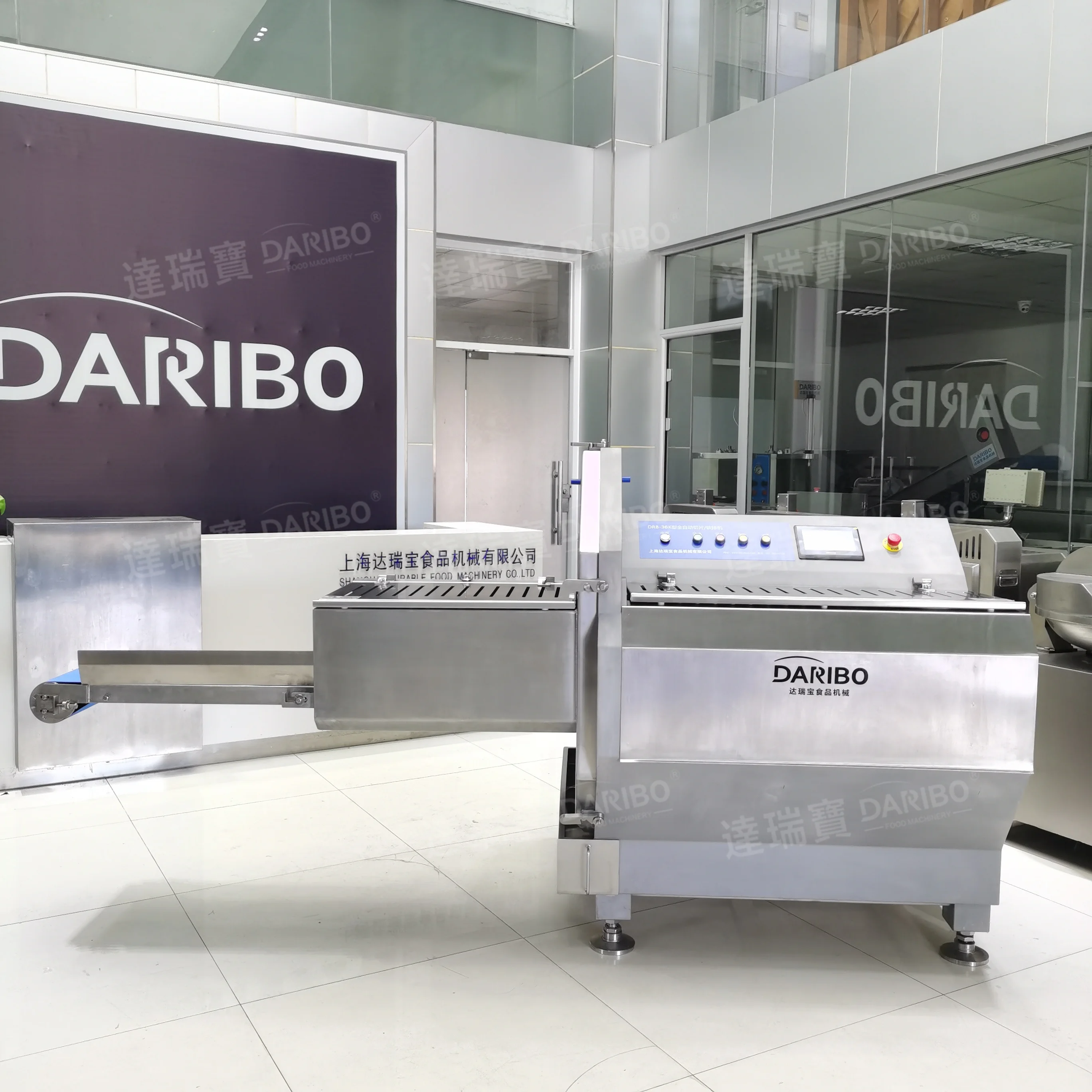DRB-K Series Automatic Cheese Slicer Commercial Cheddar Cheese Parmigiano Kraft Cheese Slice Adjustable Slicing Machine