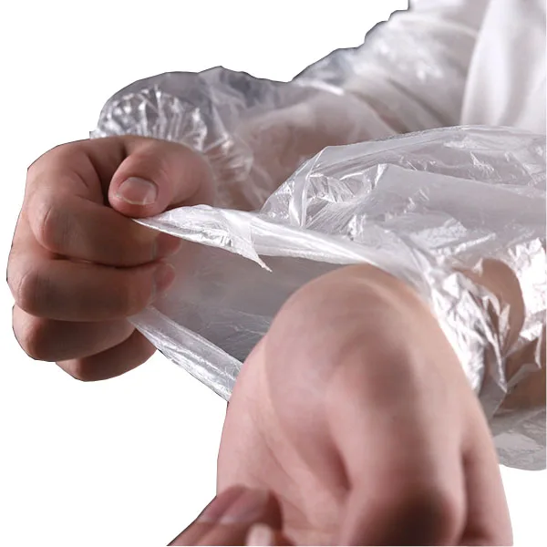 Oversleeve/sleeve Cover High Quality Wholesale Plastic PE Food Processing Disposable Waterproof Plastic Sleeve Cover Blue,white