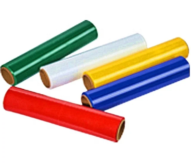 Colorful Plastic Stretch Film 10-30 Mic Thickness Wrap Products For Packaging