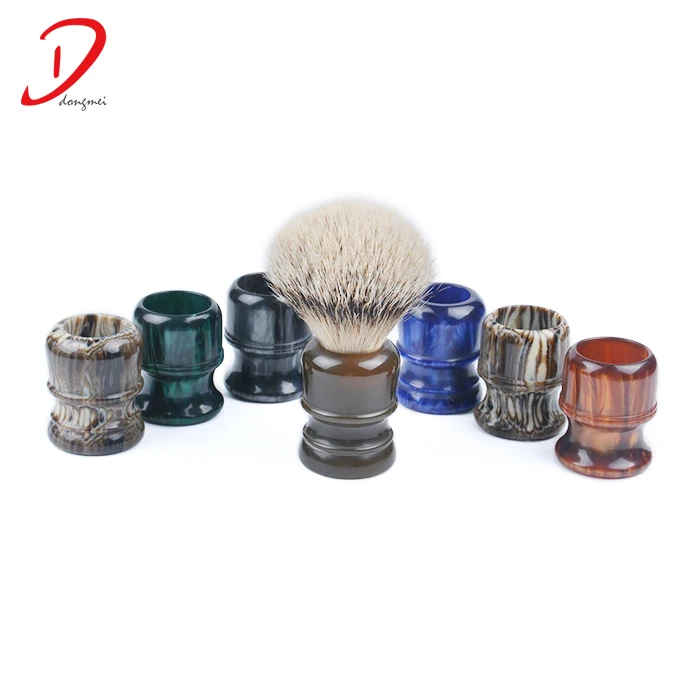 DM Wholesale Colorful New Resin Shaving Brush Handle free samples