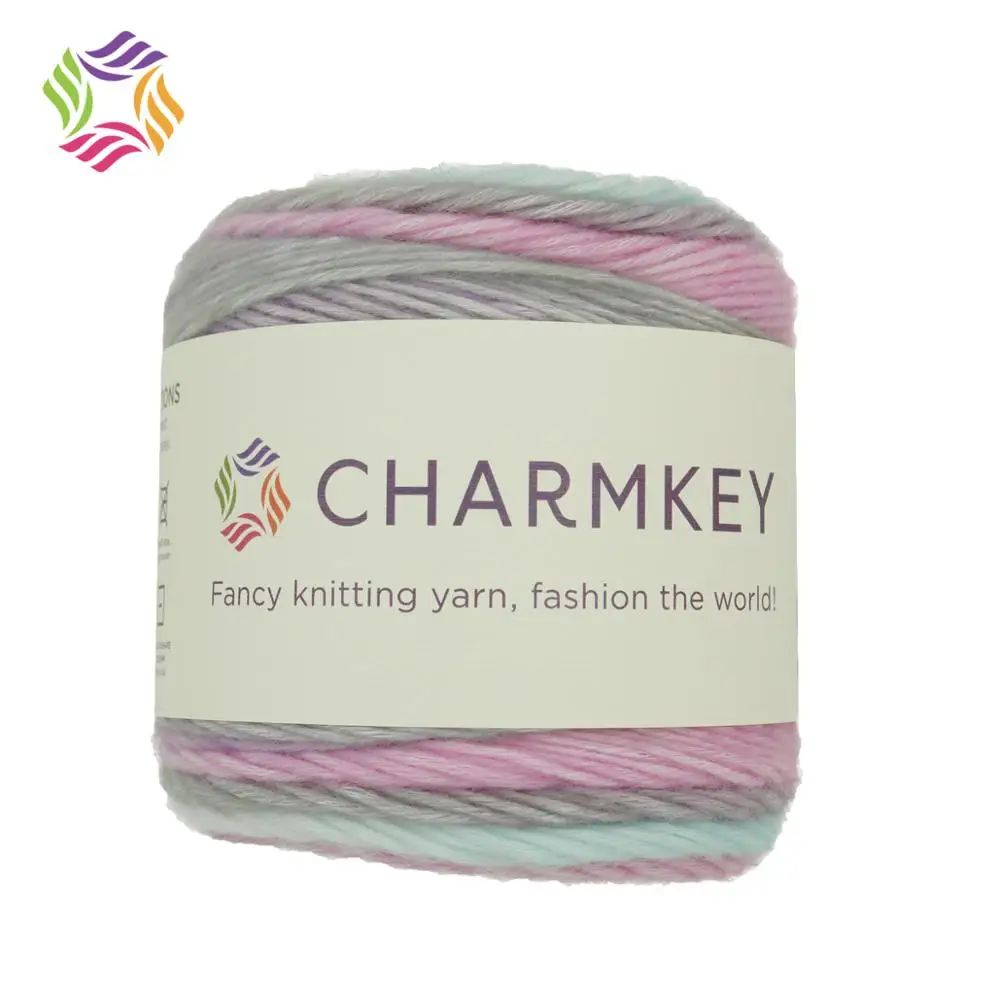Charmkey Новинка мягкая хлопковая пряжа для детского торта ручного вязания