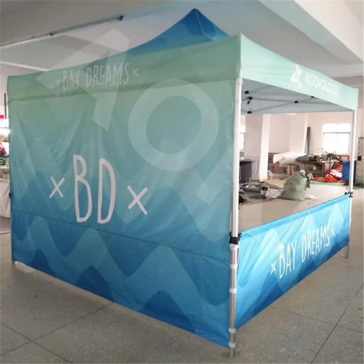 Hexagonal 40mm pipe Wholesale Hexagon Pop up Folding Advertising Tent for Event