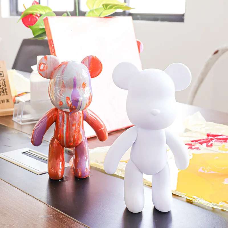 DIY animal shape figurine set gypsum model coloring graffiti toys painting kits for kids