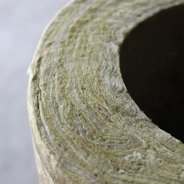 high temperature 650c Food or industry steam pipelines environmental protection mineral rock wool tubes cubes cover with foil
