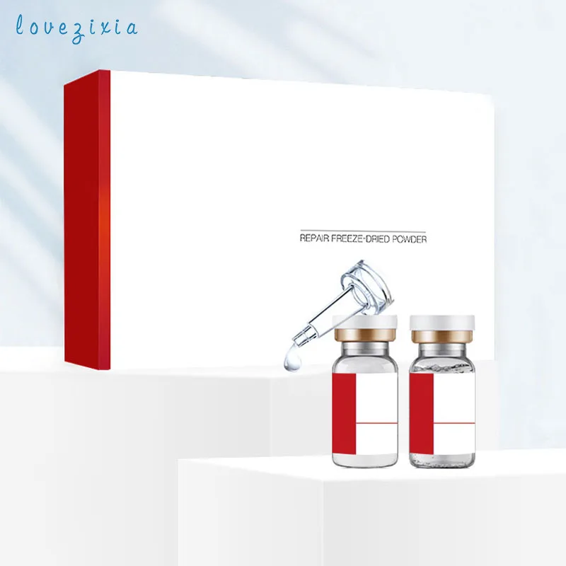 Composite oligopeptide repair freeze-dried powder kit to reduce acne marks after microneedle repair OEM private customized LOGO