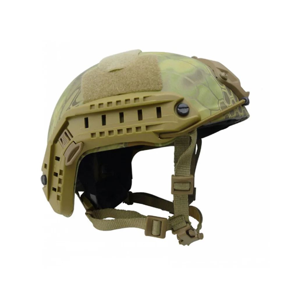 Outdoor Safety Helmet Protect Sports Game Hat Camouflage Paintball Tactical  Helmet