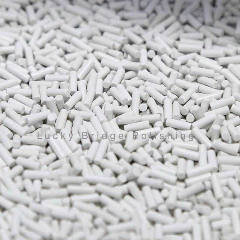 Vibratory Tumbling Ceramic Porcelain Polishing Media Vibrator Polishing Grinding Stone Mirror Polishing Porcelain Media