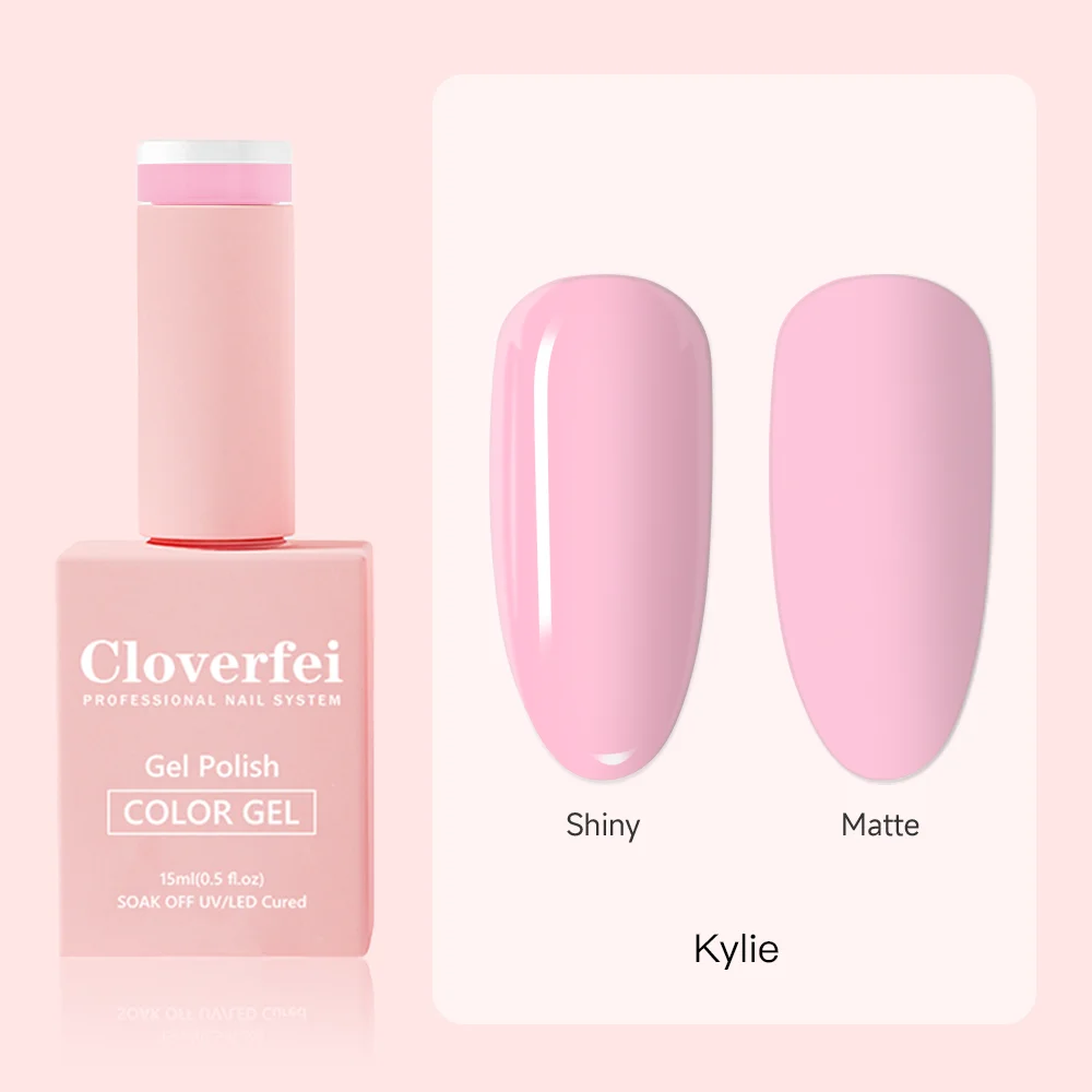 Cloverfei nails art Salon 15ml soak off colors gel varnish nail lacquer oem custom logo uv led lamp gel polish for wholesale
