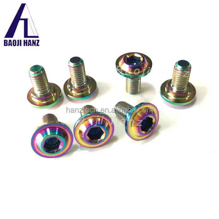 M6 M8 m10 x 1.25 x 135mm grade 5 blue Motorcycle Modified Titanium metric bolt