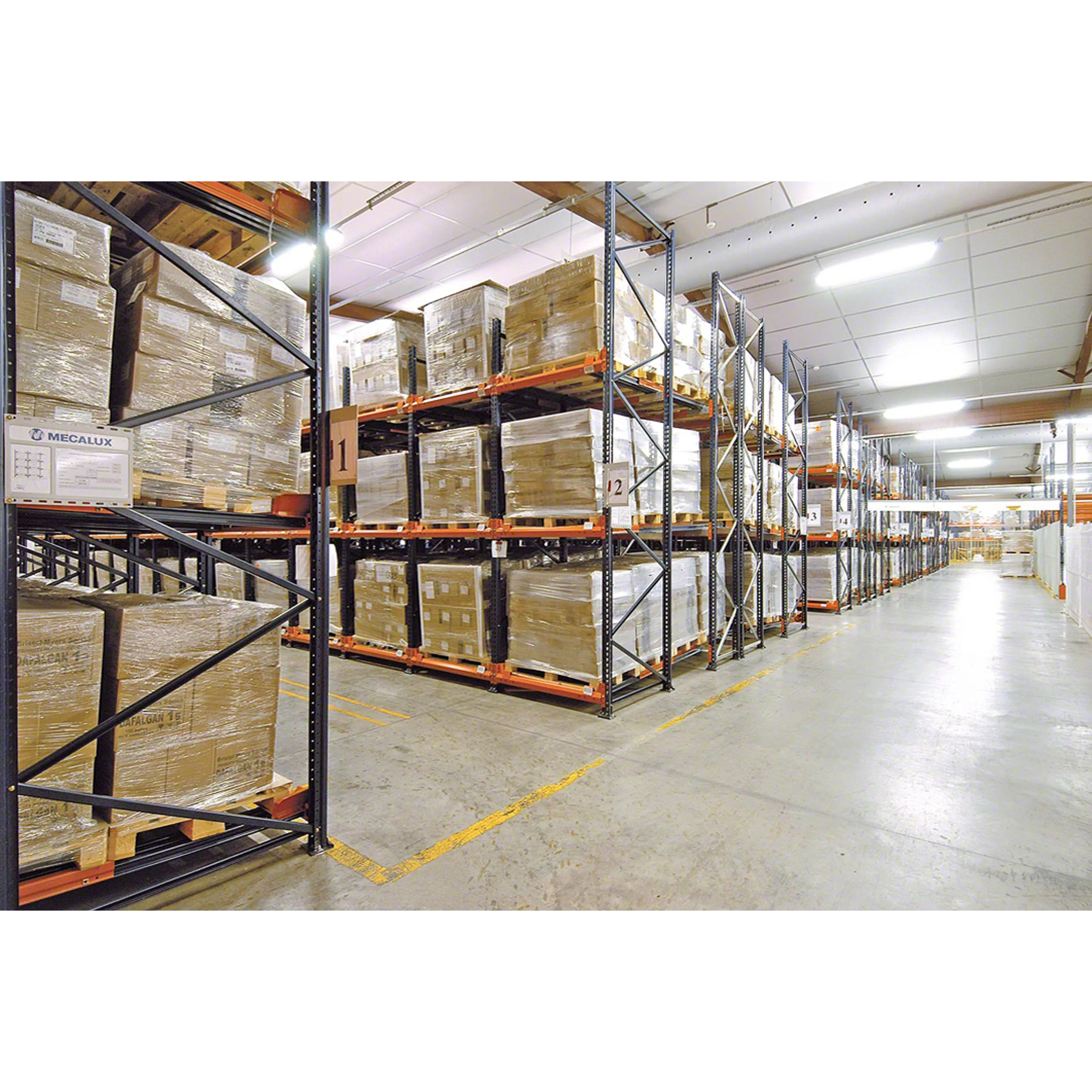 SATONG Cheap Warehouse Storage Rack Pallet Racking Heavy Duty Push Back Pallet Racking System