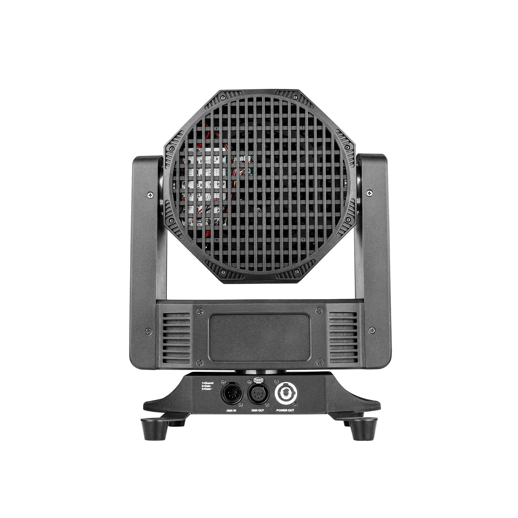 NO FAN 7*12W 4-IN-1 RGBW 360 Degree Continuous Fast and Smooth PAN TILT Movement Moving Head