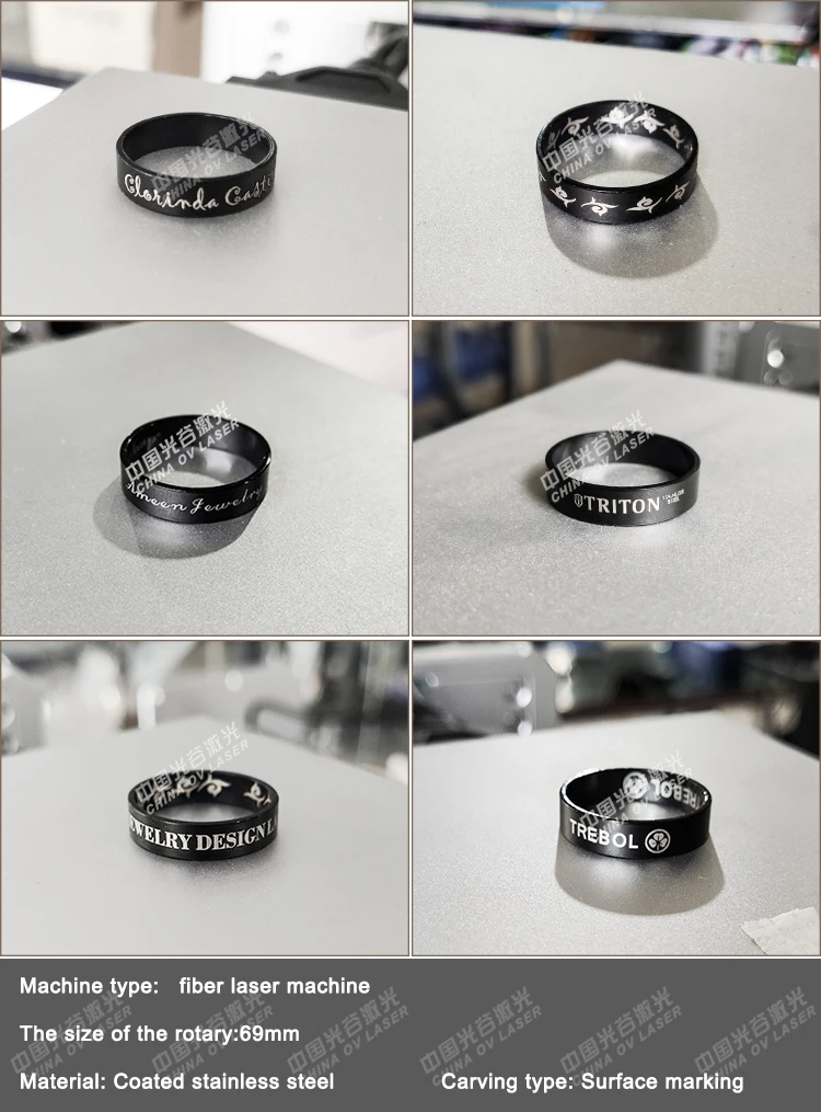50w 100w 200w Raycus JPT MOPA fiber laser marking machine with ring bracelet rotary engraving gold silver pendant cutting