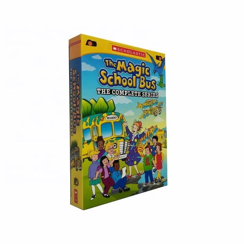 dvd movie collection films tv series complete dvd The Magic School Bus 8DVD Disk Duplication Printing factory ddp shipping