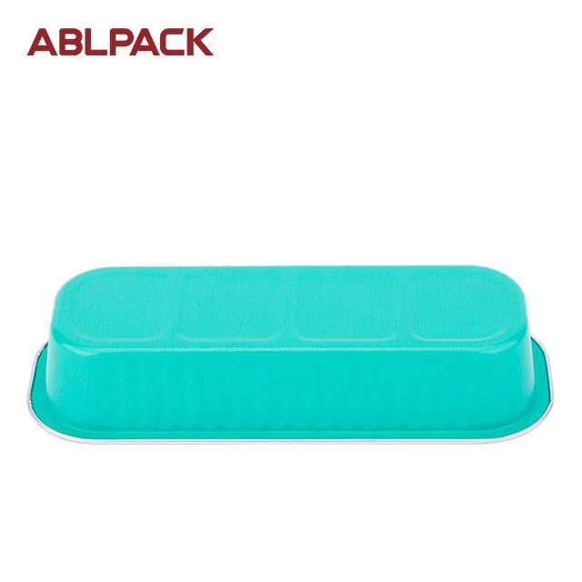 ABL PACK 200ML/6.7oz Oven Use Safe Disposable Aluminum Foil Coated Food Container Baking Tools microwave bread box