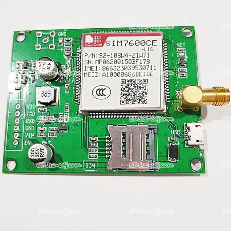 SIM7600CE L1s связи GPS 4G модуль SIM7600 SIM7600E SIM7600CE SIM7600E-H многодиапазонный LTE-TDD/LTE-FDD/к оператору сотовой связи HSPA +/TD-SCDM