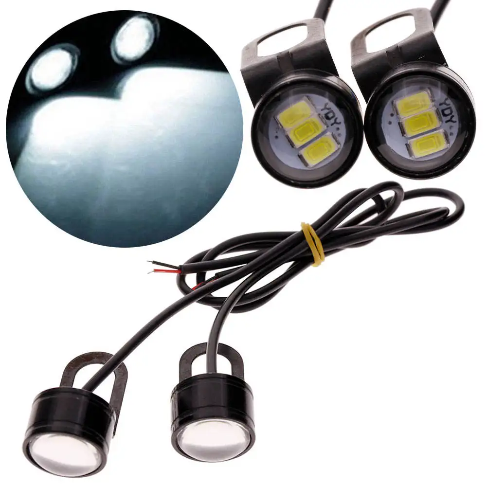 Popular Eagle Eye Spotlight Super Bright Motorcycle Driving Fog Lamp DRL LED Signal Headlight for Motor bicycle Auto Vehicle