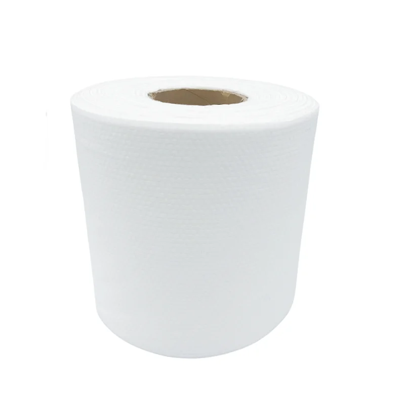 disposable 30gsm bamboo fiber spunlace nonwoven face cradle production