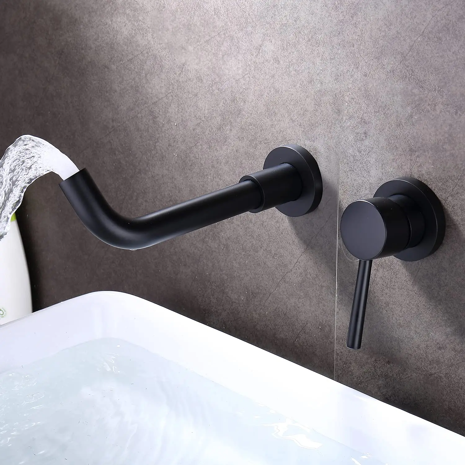 High Quality Bathroom Wall Brass Wash Basin Water Tap Mixer