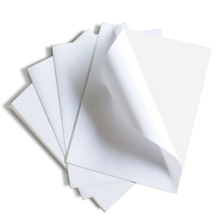 
 Wholesale high quality white label a4 self adhesive paper for printing custom stickers  