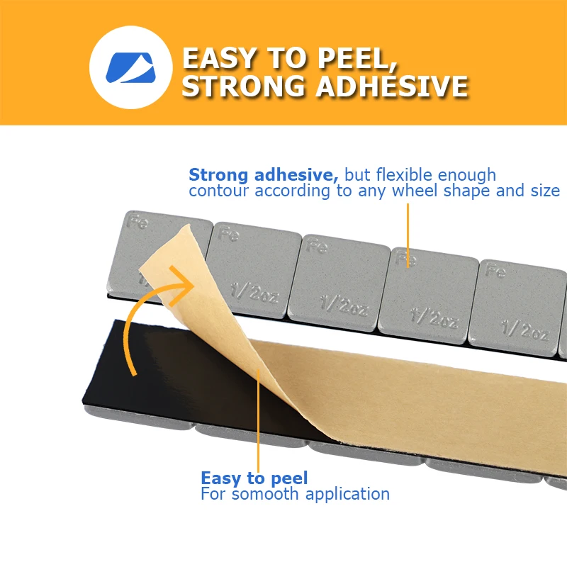 Siming Adhesive Wheel Balance Weight FAH5-1 Steel Wheel Weight
