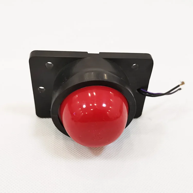 Custom Color Manufacturer Square Rubber Base Round LED Side Light 24V Trailer Side Marker Lamps