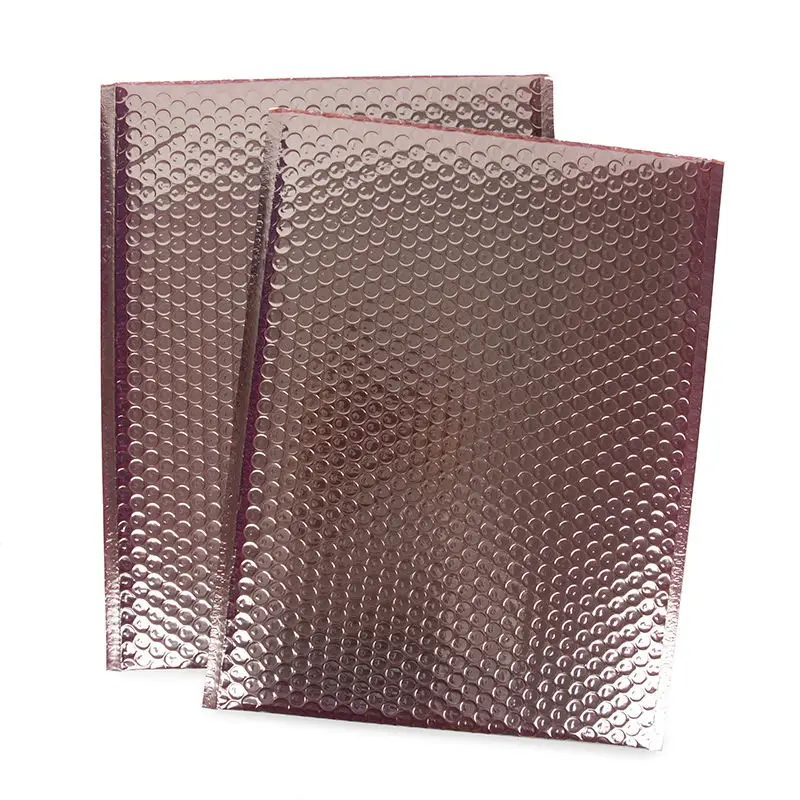 Creatrust self seal Metallic Padded Envelopes Bubble Mailers Shipping Bags for Mailing Packing Custom