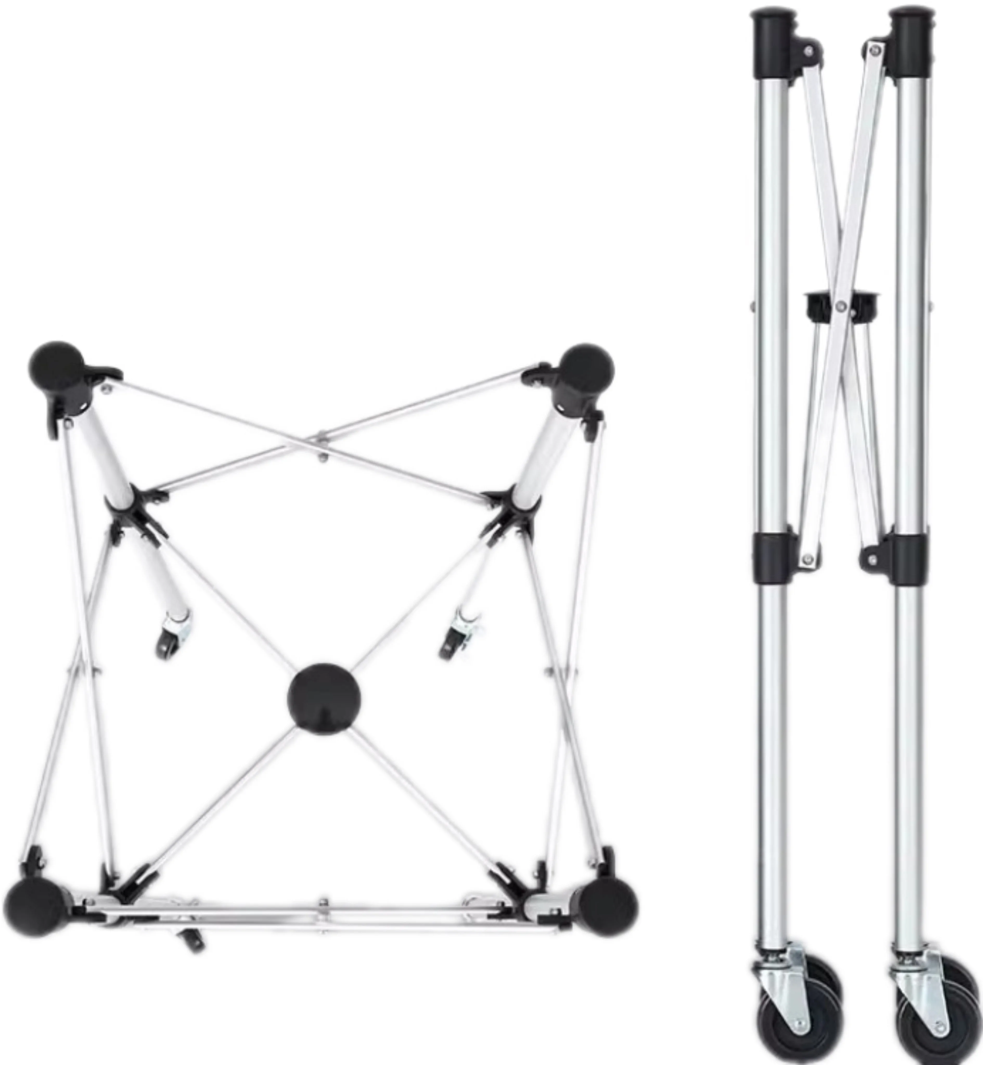 Cheap Price Portable Tennis Ball Basket Lightweight Tennis Ball Cart Wheeled Baseball Picklaball Tennis Ball Carrier