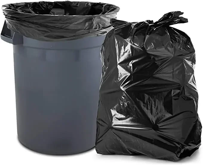 Kitchen thick star seal bin/can liner bag custom printed Waterproof Plastic Tie Handle Garbage Bag