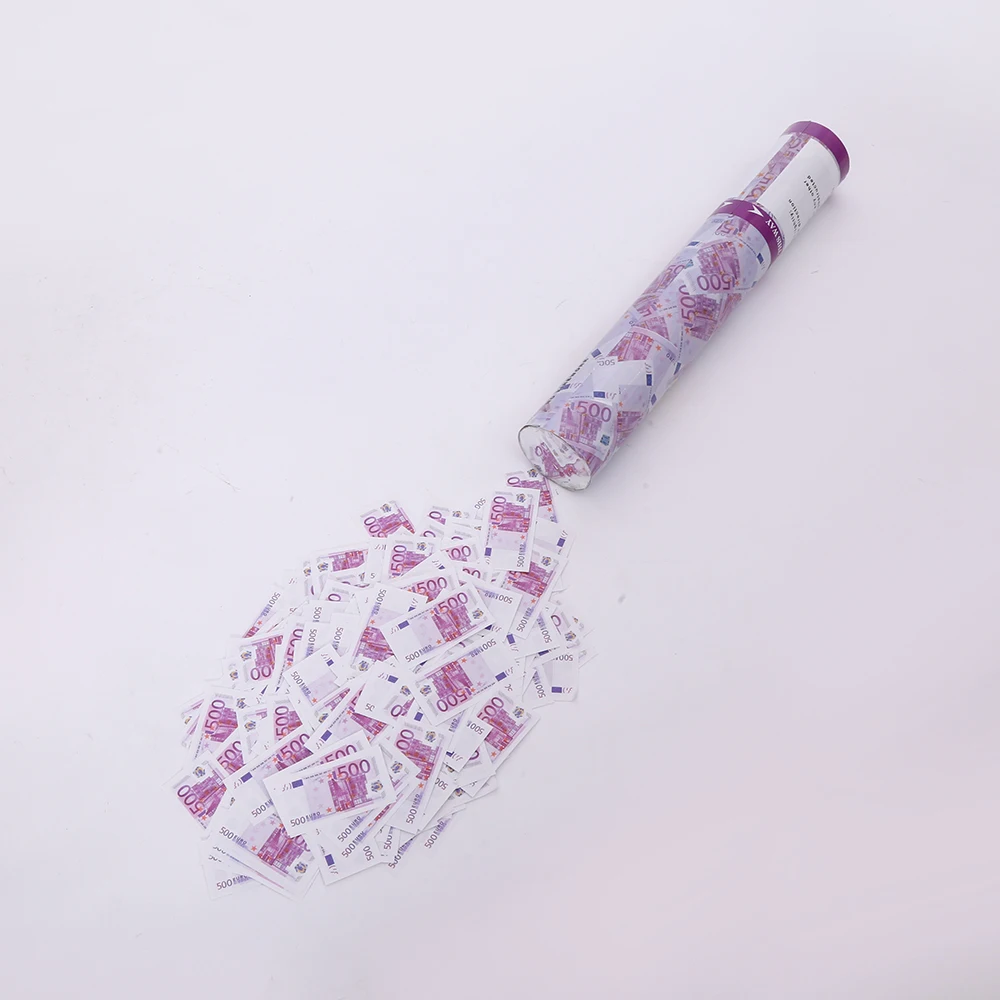 Guaranteed Quality Party Decoration Using Euro Money Confetti Cannon Shooter Party Popper