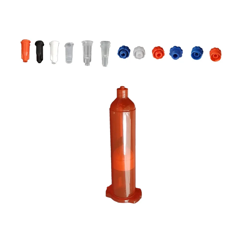 blue  front cover of dispensing syringe  Plastic Syringe Cover  Syringe Tip Cover