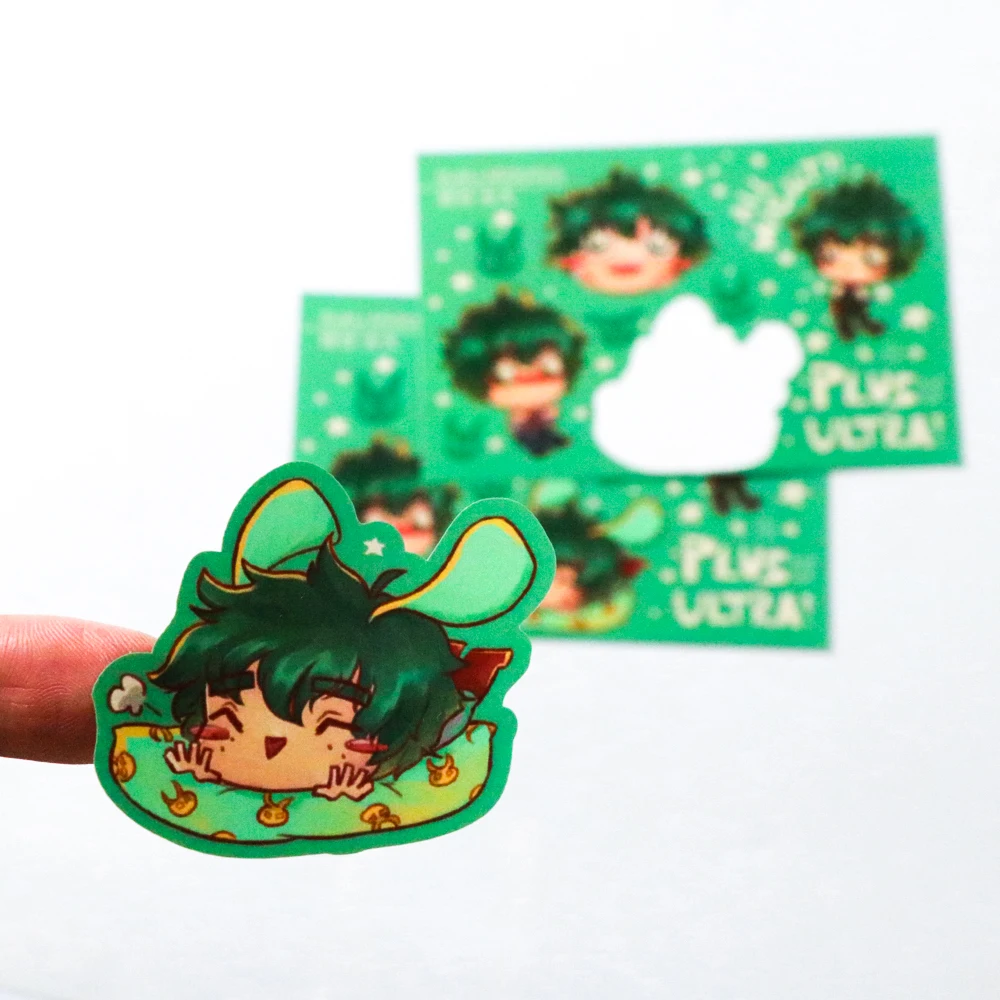 
Custom Design Matte Finish Waterproof Kiss Cut Stickers Sheet 