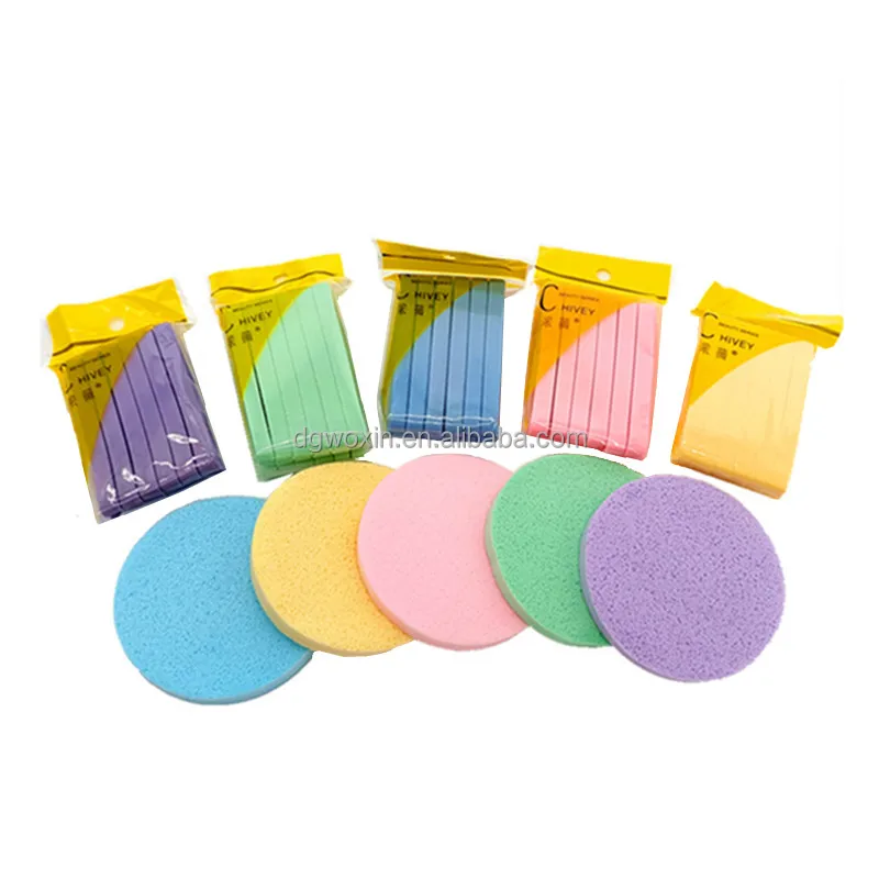 Low Price Compressed Skin Friendly Facial Sponge Disposable Facial Cleansing Sponges Face Sponge