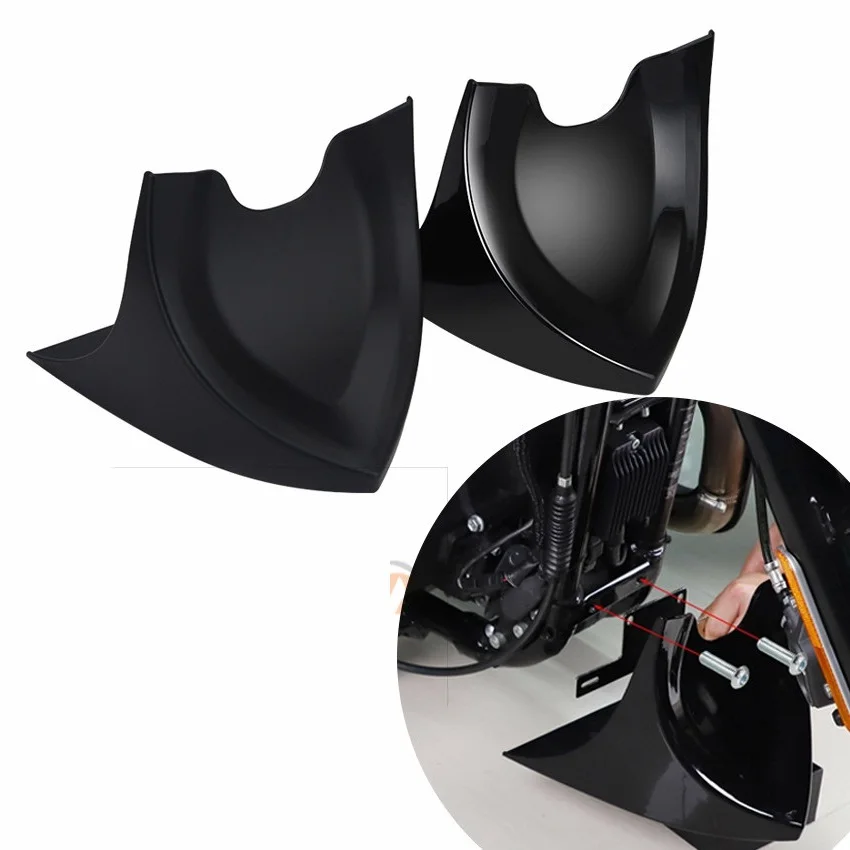 
Нижний передний спойлер подбородок, брызговик, обтекатель для Harley Fatboy Softail Touring Glide Dyna Sportster 48 883 2004-2018 