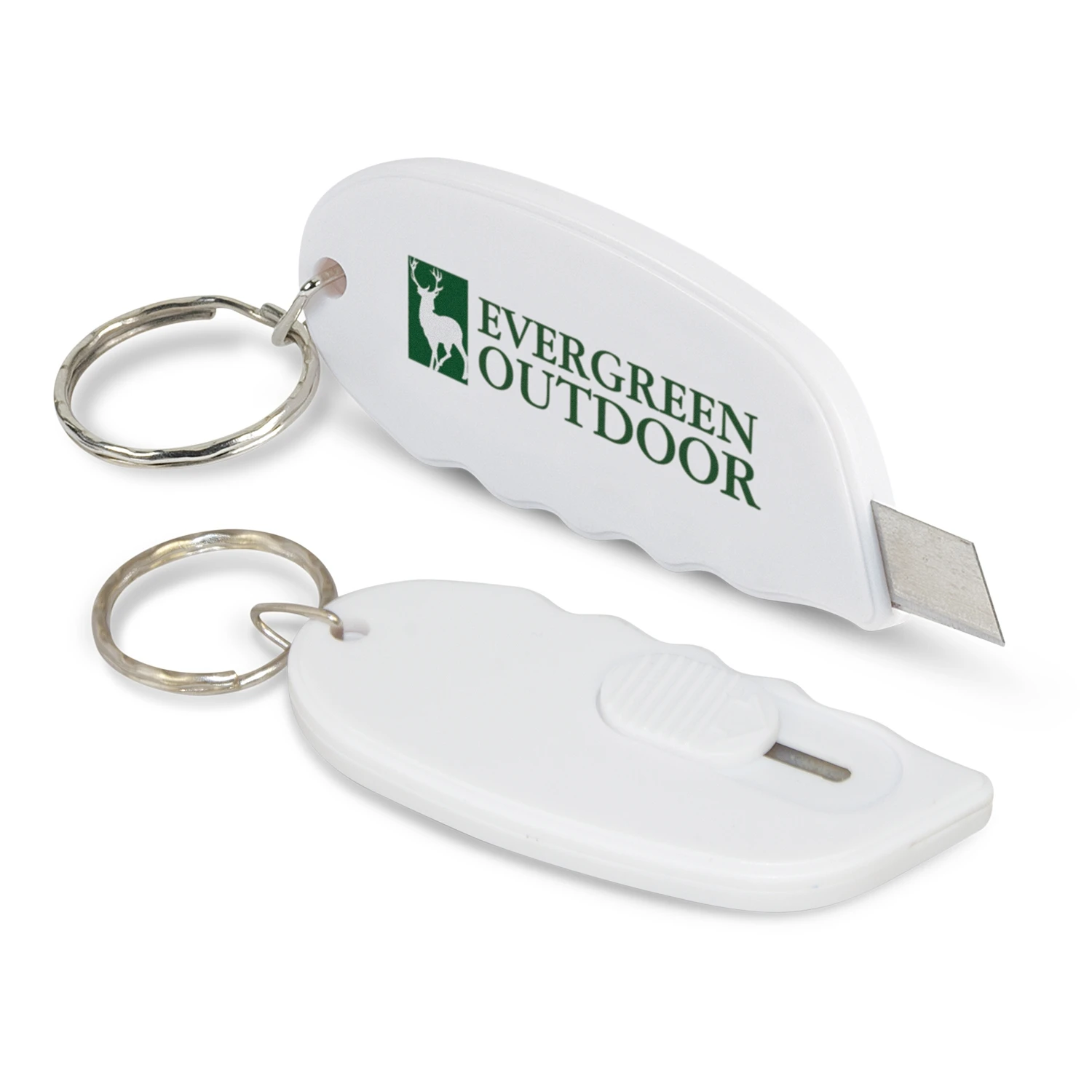 customized promotional plastic Stationery Utility Knife Small Envelope Cutter Envelope Knife with keyring,custom logo key ring