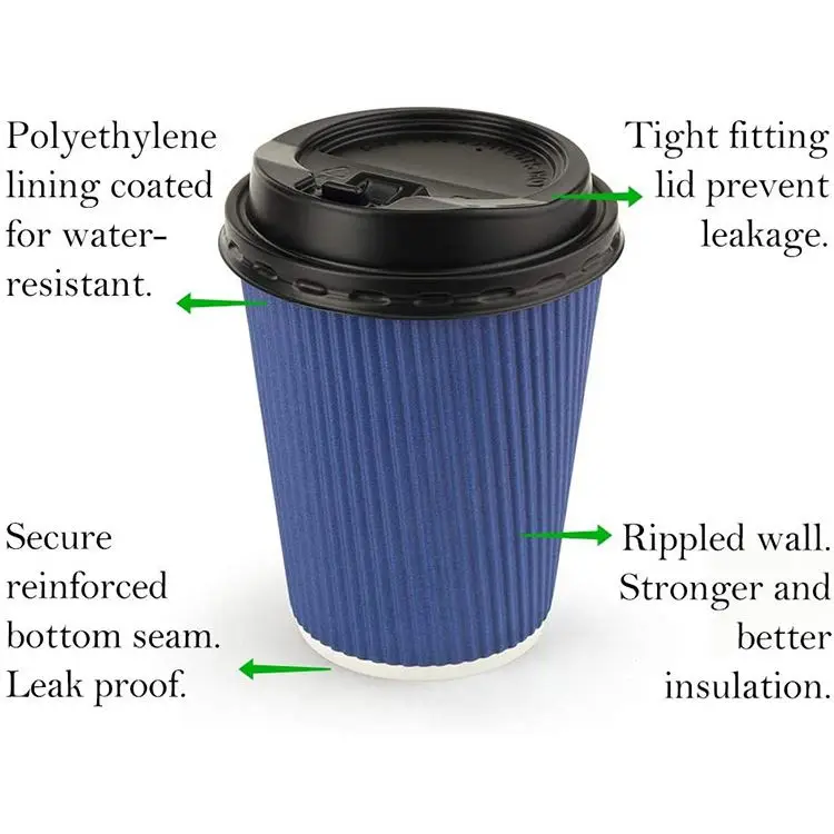 Wholesale Custom Designs Disposable Coffee Paper Cups For Vending Machine