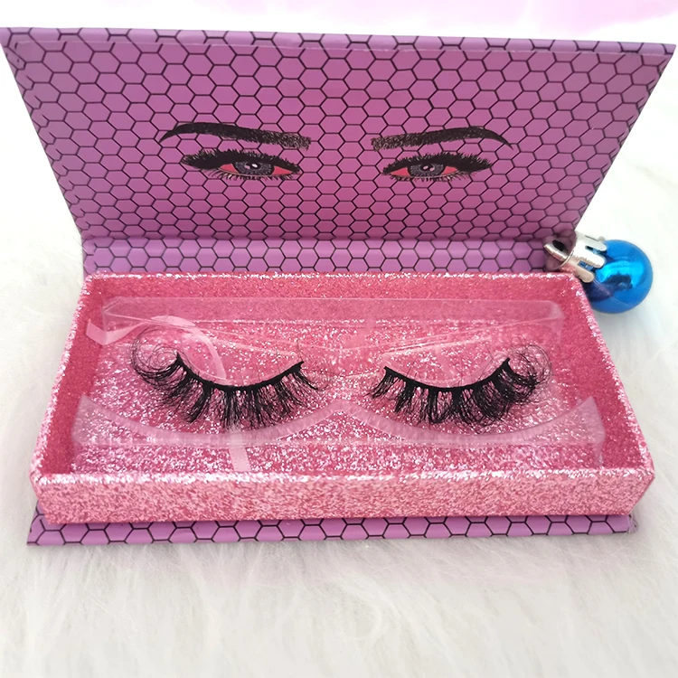 Ansta новый дизайн индивидуальная упаковка 3d 5d пушистые норковые накладные ресницы Набор собственный бренд 25 мм норковые ресницы