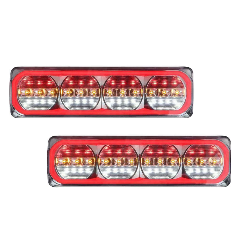 Combination Turning Signal Stop Indicator Function 100 Led Tail Lights Truck Led Real lights for Truck