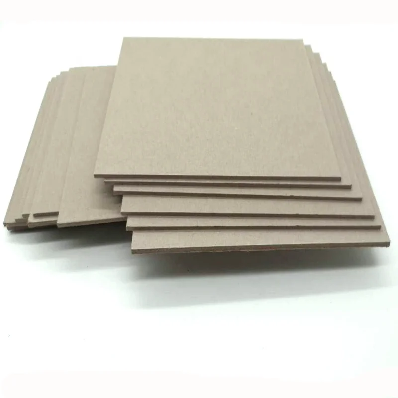 Uncoated Thick Rigid Laminated Gray Chipboard Paper