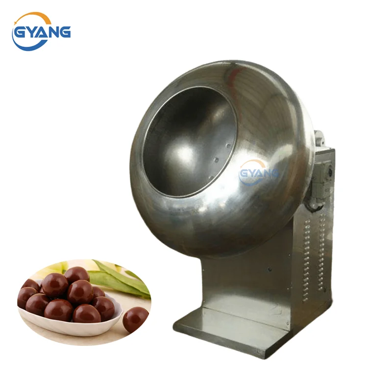 Industrial Food Coating Machine With Sugar Coating Pan For Nut Snacks/Peanut Coater Price