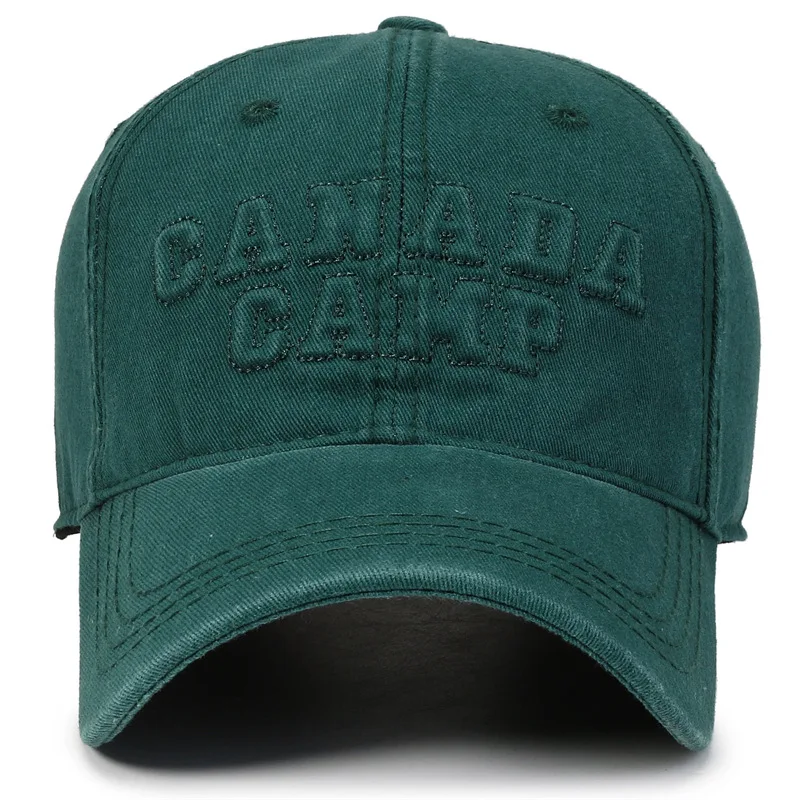 2023 Custom CANADA 3D Logo baseball cap cotton washed dad hat