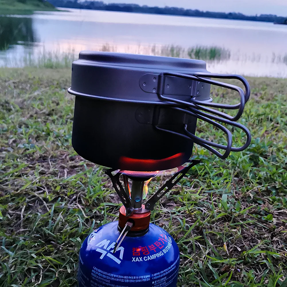 Набор из двух предметов кастрюля в сочетании с ручкой и сумкой из титана